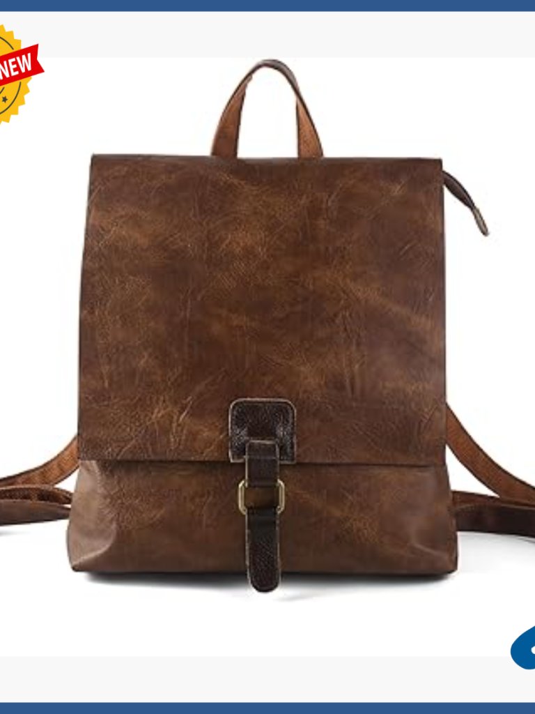 Large Convertible Leather Travel Backpack Satchel Shoulder Bag Multipurpose